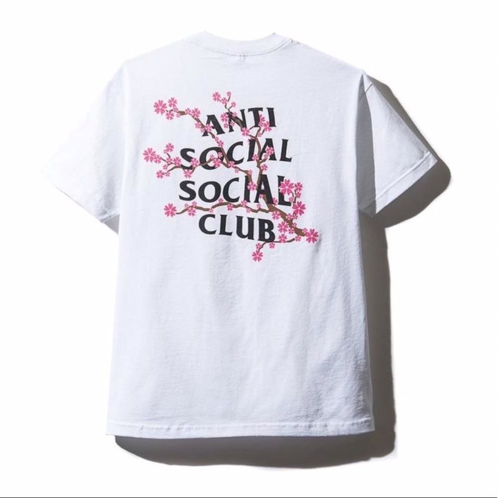 Anti Social Social Club Cherry Blossom White